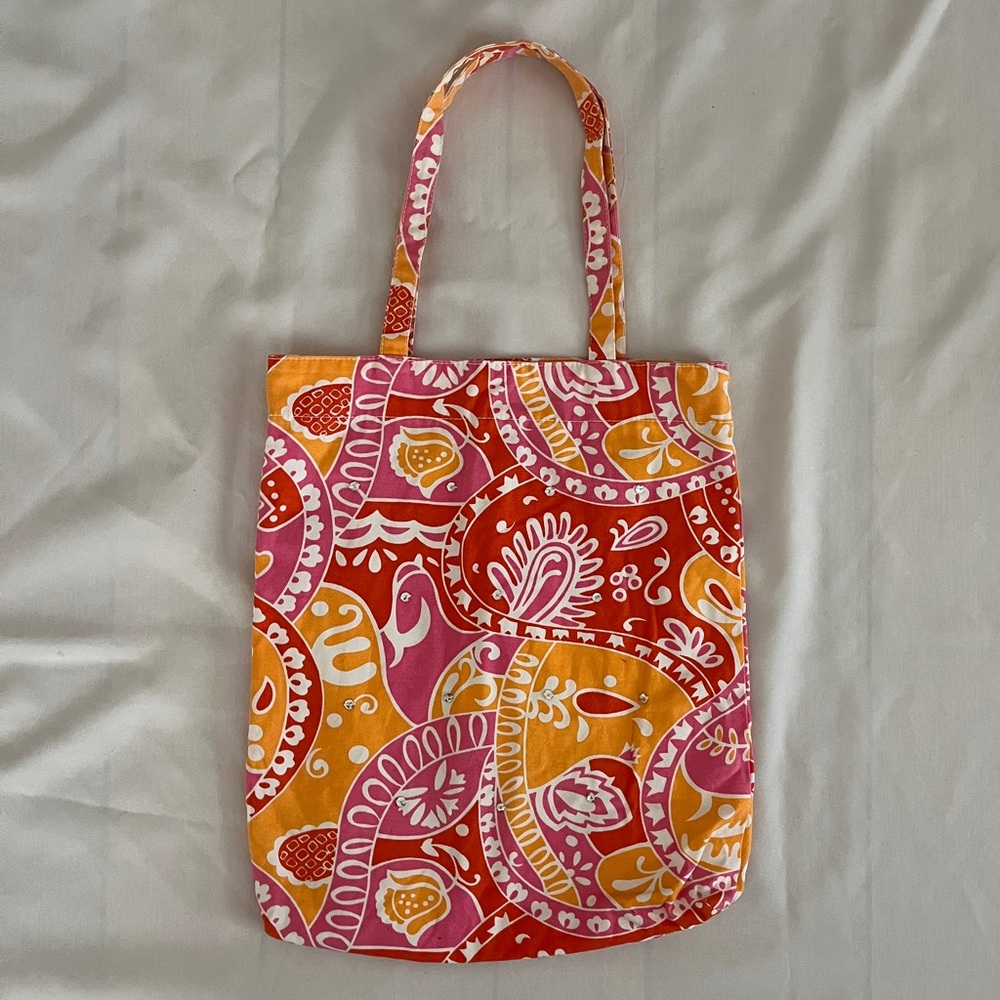Colorful Paisley Tote Bag